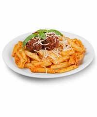 spaghetti with meatballs