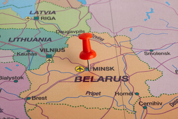 Belarus Minsk Map History