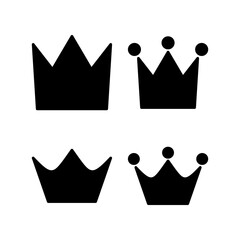 Crown icon vector illustration. crown sign and symbol