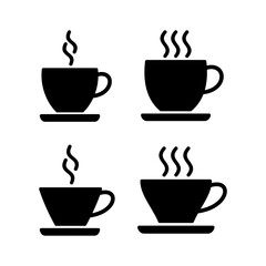 coffee cup icon vector illustration. cup a coffee sign and symbol
