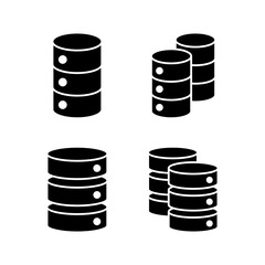 Database icon vector illustration. database sign and symbol
