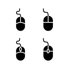 Mouse icon vector illustration. click sign and symbol. pointer icon vector.