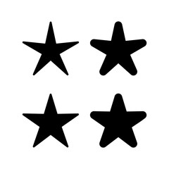 Fototapeta premium Star Icon vector illustration. rating sign and symbol. favourite star icon