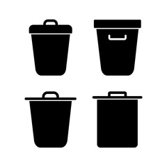 Trash icon vector illustration. trash can icon. delete sign and symbol.