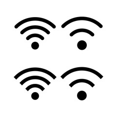 Wifi icon vector illustration. signal sign and symbol. Wireless  icon
