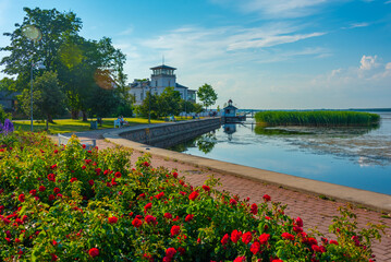 Seaside promenade at Estonian town Haapsalu © dudlajzov