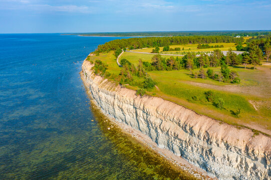 Panga cliffs at Saaremaa island in Estonia