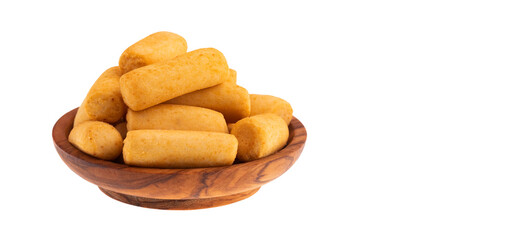 Traditional Colombian snack food achiras of Huila - baked snacks