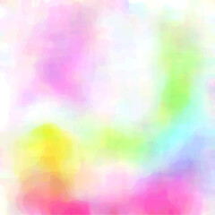 Light pink, green, yellow, blue pastel watercolor background