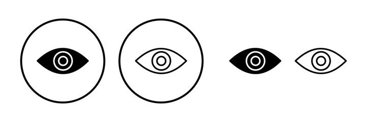 Eye icon. Look and Vision icon. Eye vector icon