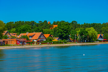 Seaside promenade at Nida in Lithuania