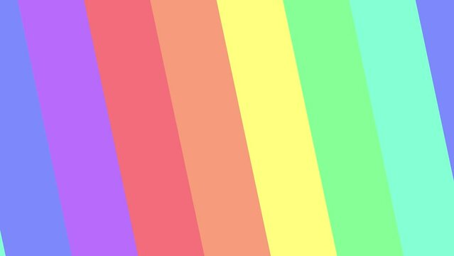 流れる虹色の背景_mp4/4Kサイズ