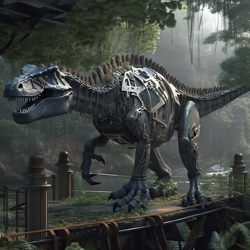 Cyborg dinosaur