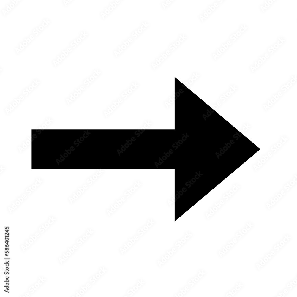 Aufkleber simple arrow design element