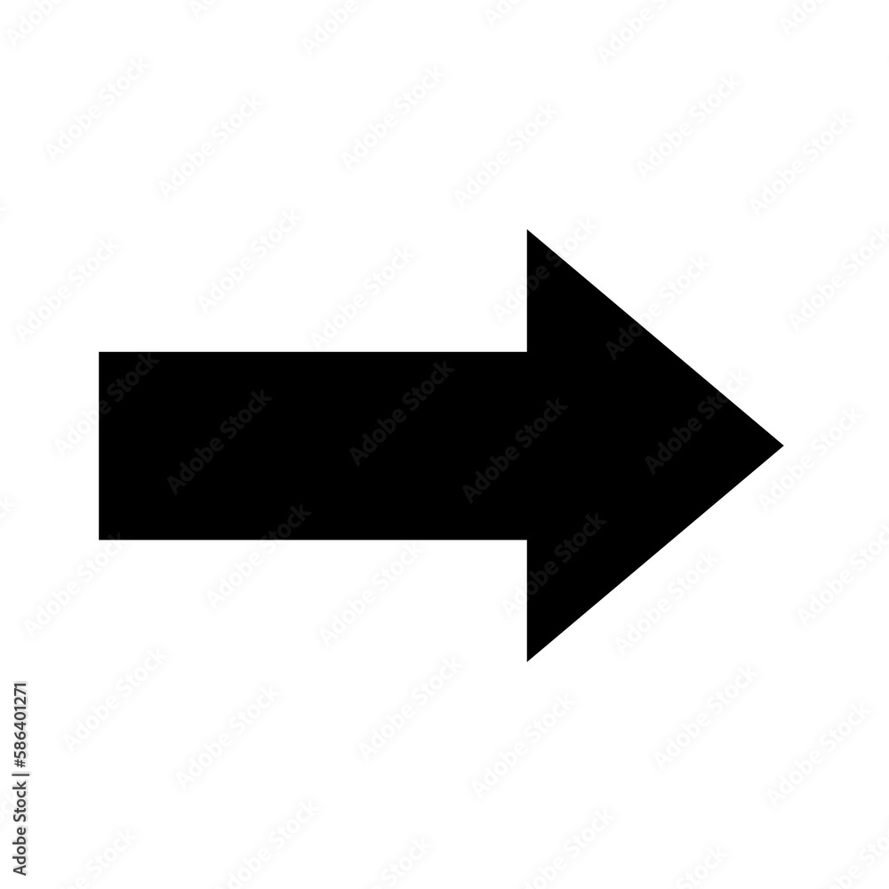 Aufkleber simple arrow sign element