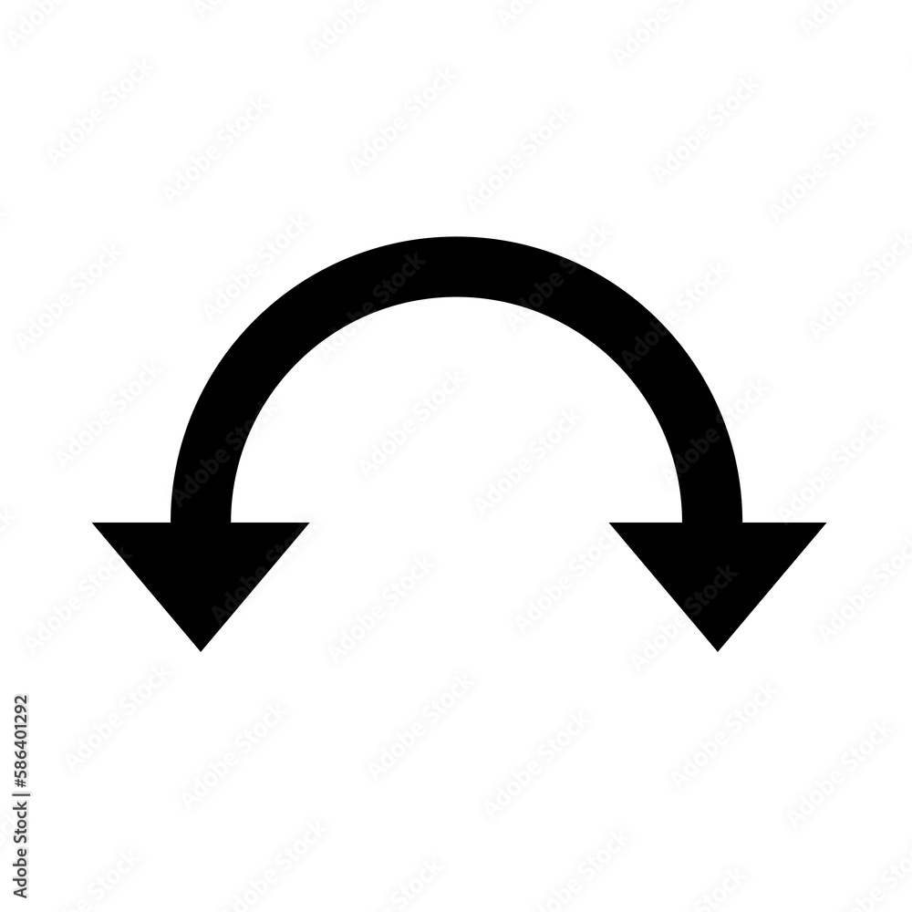 Poster modern arrow design element