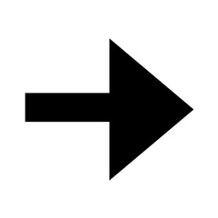 simple arrow sign icon