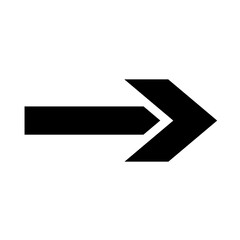 modern arrow sign