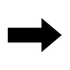 simple arrow sign element