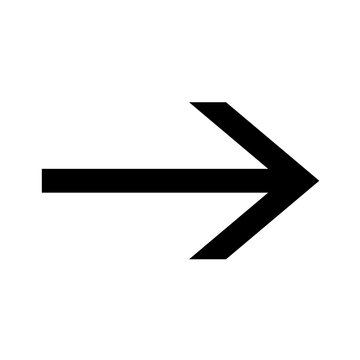 thin arrow stroke icon