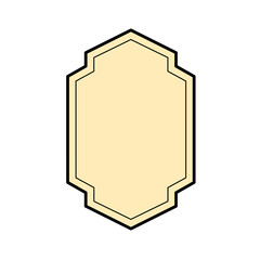 blank luxury frame element