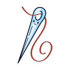 tailors needle with thread kawaii