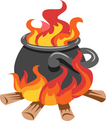 cauldron png graphic clipart design