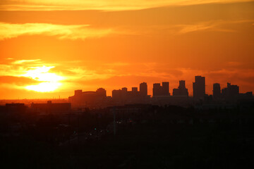 Sunset over Phoenix, Arizona