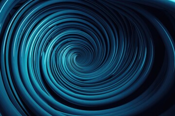 circular pattern on a blue background. Generative AI