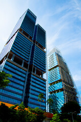 Fototapeta na wymiar Office Buildings - Singapore City