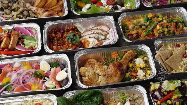 Corporate Catering. Food Delivery and Takeout. Various individual healthy boxed lunches. Order Online