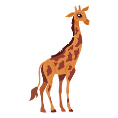 Obraz premium Cute giraffe standing