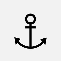 Anchor Icon. Sailor Symbol. Applied for Design Element, Presentation, Website or Application - Vector