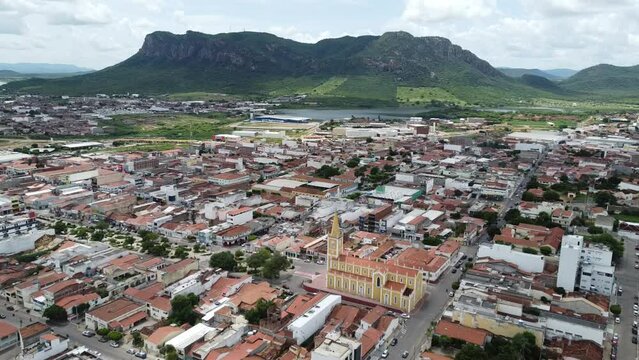Sert&atilde;o Caatinga Serra Talhada Pernambuco Triunfo Pernambucano Paisagem Cidade Igreja Lampi&atilde;o Natureza Constru&ccedil;&atilde;o Xaxado Forr&oacute; PE Brazil Viagem Drone