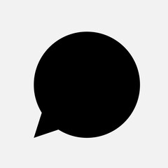 Fototapeta na wymiar Bubble Speech Icon. Talk and Chat Illustration. Applied as Trendy Symbol for Design Elements, Websites, Presentation and Application - Vector. test, confuse, answer, question, qa, forum, dialog, a