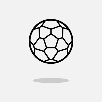 Soccer Ball Icon - Sport Element Vector. © Albertus