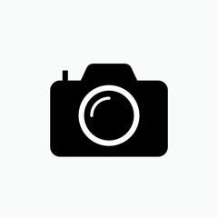 Camera Icon. Photography , Photographer Symbol for Design, Presentation, Website or Apps Elements - Vector.       