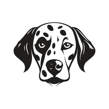 recommend clip art: dalmatian dog, vector concept digital art, hand drawn illustration
