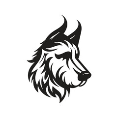 dog, vector concept digital art, hand drawn illustration