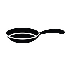 Frying pan icon vector on trendy design