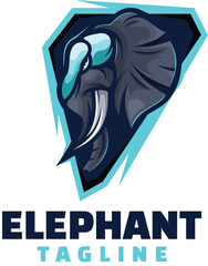 elephant logo design