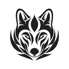 fox, vector concept digital art, hand drawn illustration