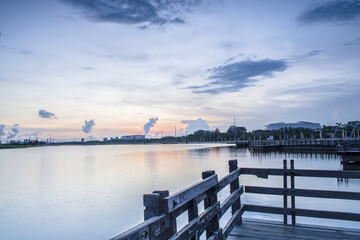 Fototapeta premium pier in the morning