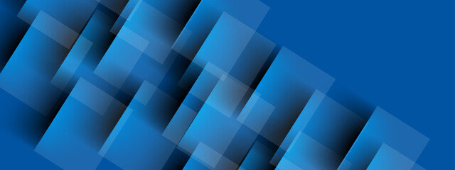 Abstract geometric blue background