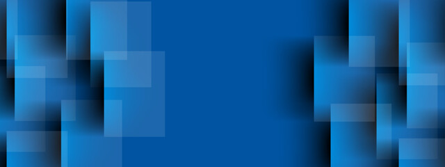 Abstract geometric blue background