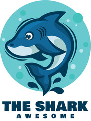 shark fish illustration