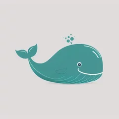 Foto op Canvas Whale shark logo. Generative AI © premiumdesign