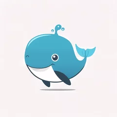 Kussenhoes Whale shark logo. Generative AI © premiumdesign