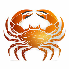 Crab Logo. Generative AI