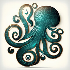 Octopus Logo. Generative AI